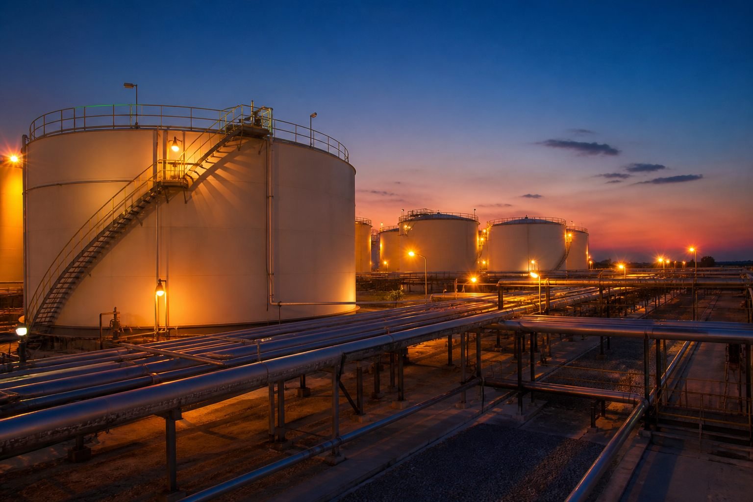 Fuel storage tanks